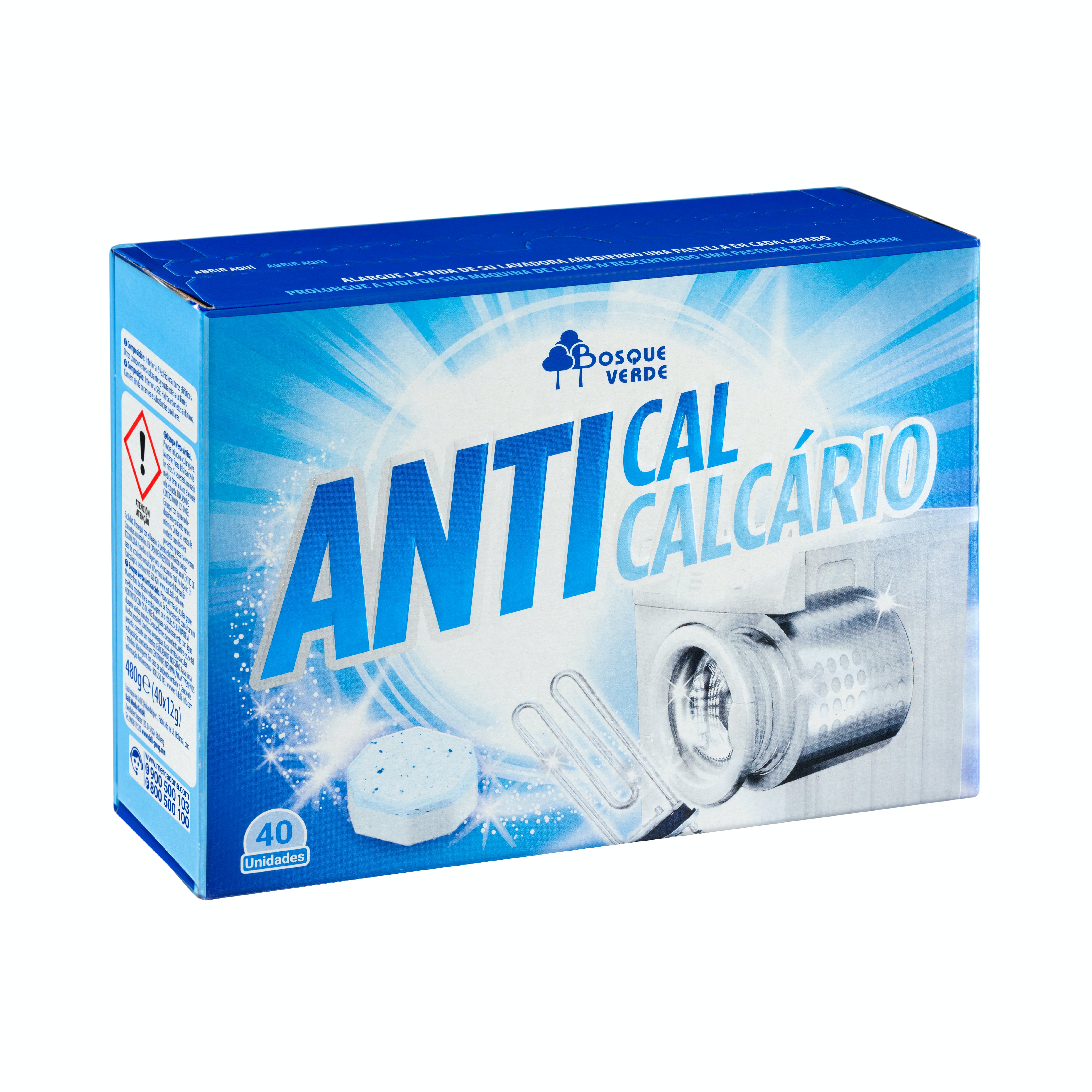 Pastillas Antical Lavadora Mercadona